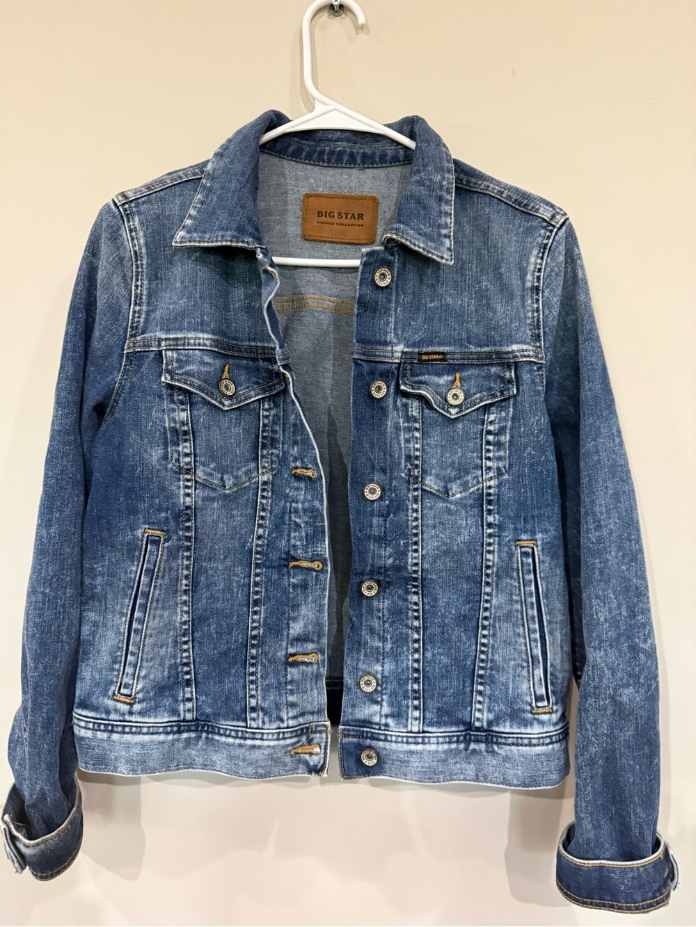 Big Star Distressed Indigo Denim Jacket